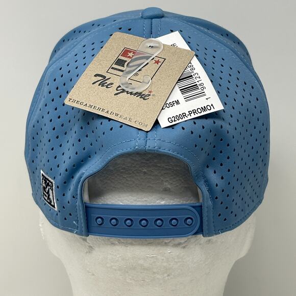 The Game Logo Trucker Hat Cap Blue Mesh Snapback 5 Panel A-Frame Rope Corded - Picture 3 of 9